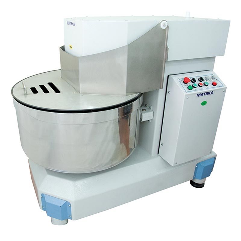 Mateka 60 Kg Spiral Yoğurma Makinesi, Çift Motorlu, Zaman Saati, Acil Stop, Siviç, 400V, SPK 600t