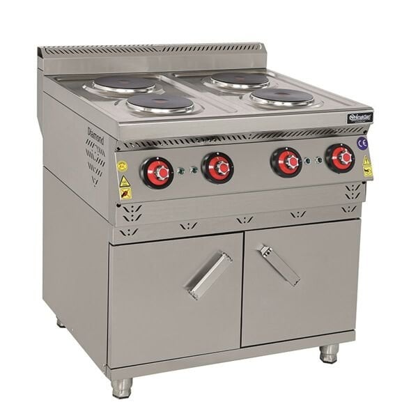 Himaksan 4 lü Elektrikli Ocak, Dolaplı 80x70x85 Cm HMK DOE 878