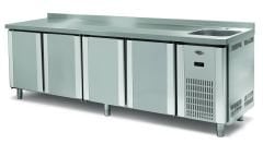 Empero Tezgah Tipi Buzdolabı Evyeli, 4 Kapılı EMP.255.70.01-EV