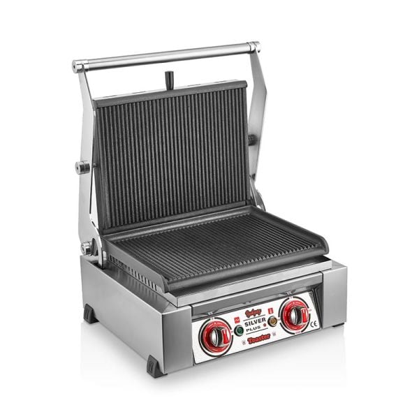 SilverInox Plus Tost Makinesi, 16 Dilim, Elektrikli, PLS-16