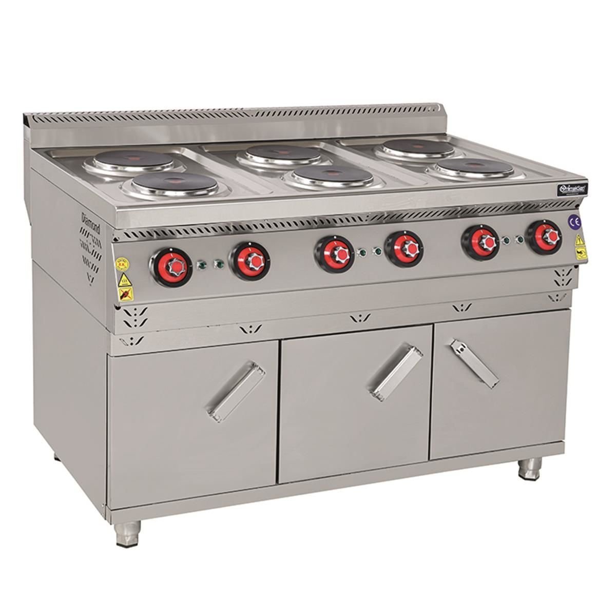 Himaksan 6 lı Kuzine Fırınlı, Elektrikli 120X70X85 Cm HMK FOE 1278