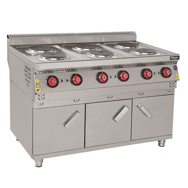 Himaksan 6 lı Kuzine Fırınlı, Elektrikli 120X70X85 Cm HMK FOE 1278
