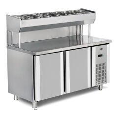 Empero Pizza Hazırlık Buzdolabı 2 Kapılı, EMP.150.80.01-PSY