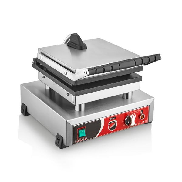 SilverInox Kare Model Waffle Makinesi, Elektrikli, 2147