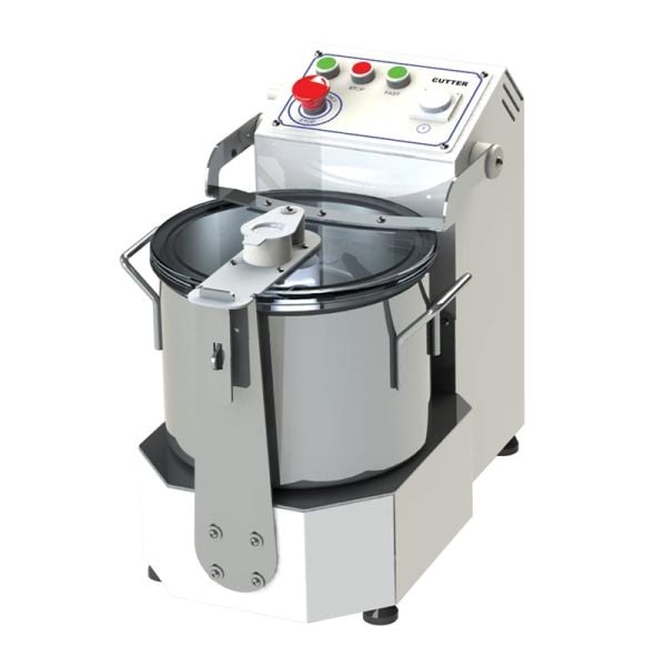 Mateka 2 Bıçaklı Setüstü Gıda Parçalayıcı 15 lt, 2 Hız 400V, Trifaze GPS 300t