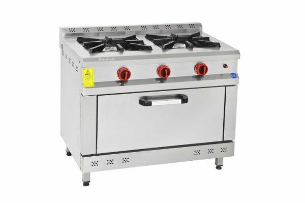 Himaksan 2 li Kuzine Fırınlı Gazlı, 100x60x85 Cm HMK-KZG 1060 CE
