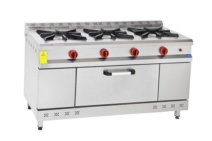 Himaksan 3 lü Kuzine Fırınlı Gazlı, HMK-KZG 1560