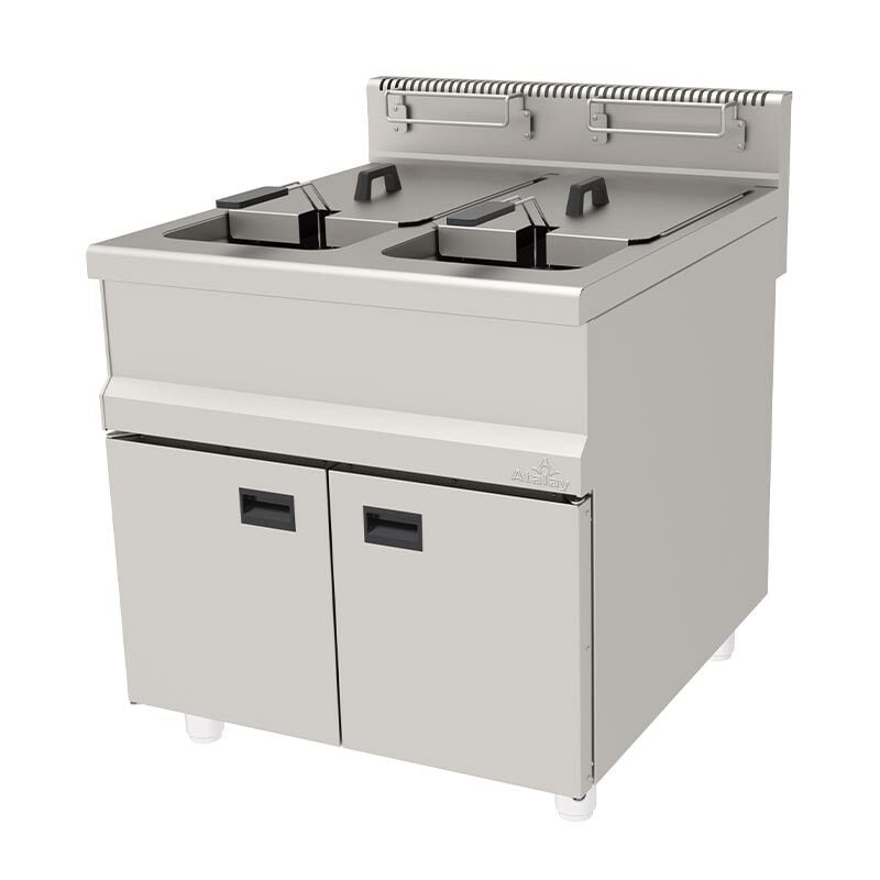 Atalay Fritöz Gazlı Dolaplı, 30+30 Litre AGF-890