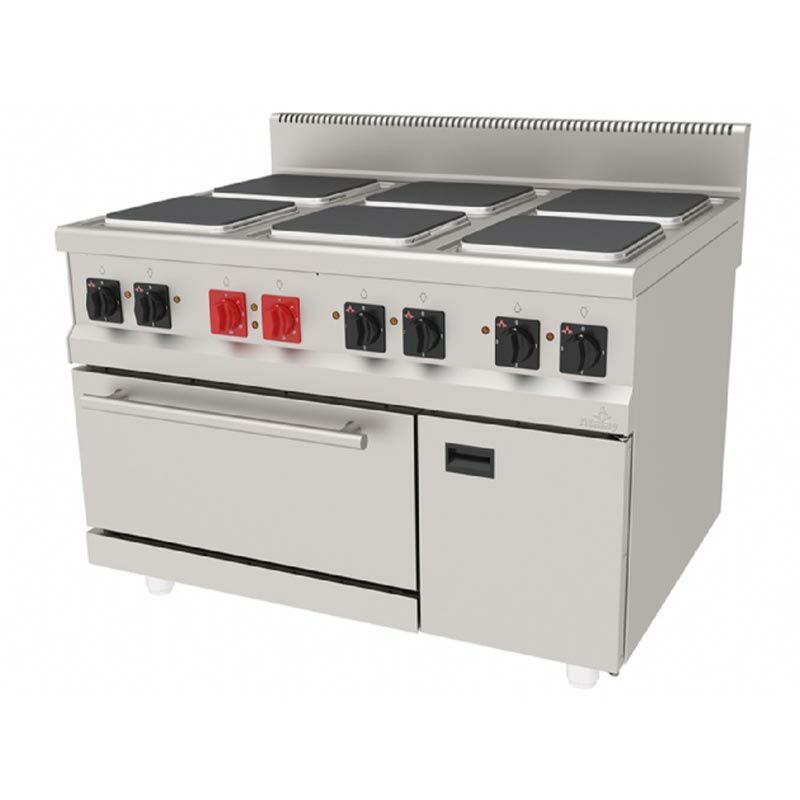 Atalay 6 lı Kuzine Elektrikli, Kare Pleytli 120x90x85 Cm AEK-1290