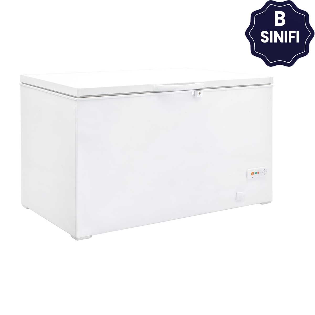Şenocak 400 Litre Blok Kapklı Ticari tip Derin Dondurucu, D413 DF Dual